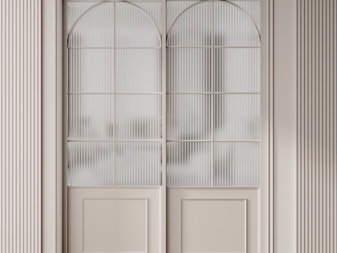 French glass sliding door