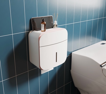 Modern wall-mounted tissue box tissue box