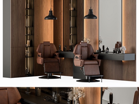 Modern Affordable Luxury Style Barber Shop