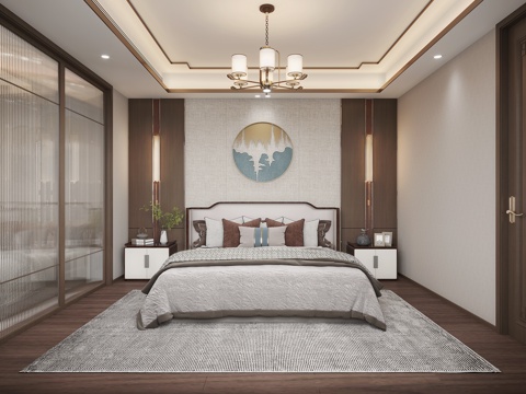 New Chinese bedroom