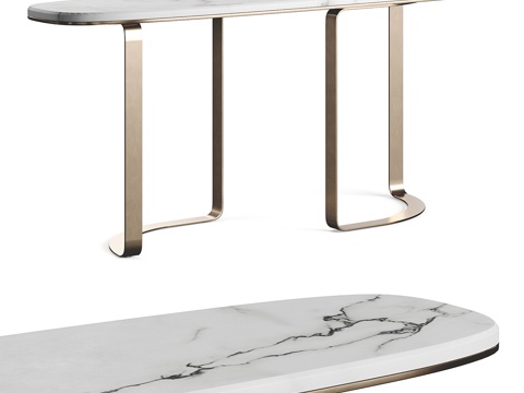 Modern Affordable Luxury Style Marble End Desk