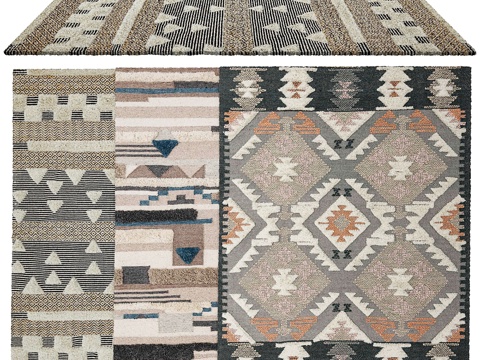 Modern fabric carpet