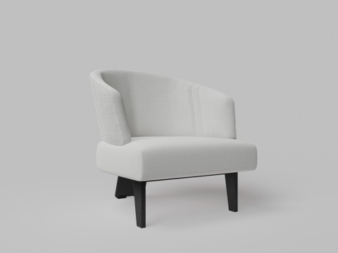 Modern Fabric Lounge Chair