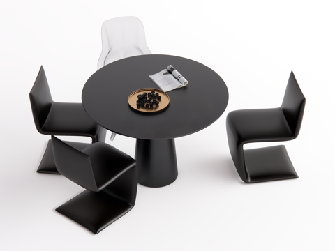 Modern Dining Table and Chair Combination