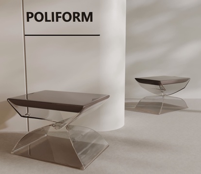 Modern acrylic stool