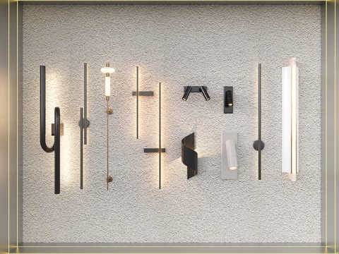 Modern Wall Lamp Art Wall Lamp Long Strip Wall Lamp Bedside Wall Lamp Outdoor Wall Lamp