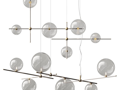 Modern Cattelan Italia Bloom chandelier