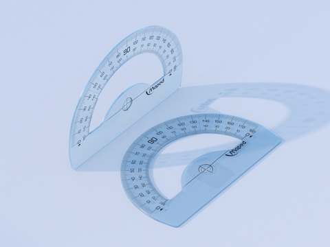 protractor triangle stationery school supplies