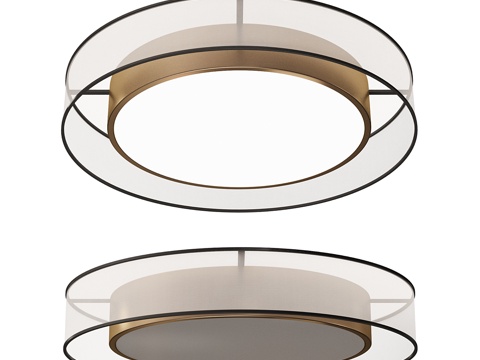 New Chinese Affordable Luxury Style Freya Zoticus Ceiling Lamp