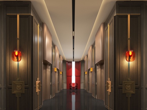 New Chinese Hotel Elevator Hall Hotel Elevator Club Elevator Hall Club Elevator Room Elevator Room