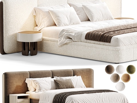 Modern Italian Affordable Luxury Style GIPPO Bed