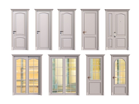 American single door bedroom door interior door room door glass sliding door