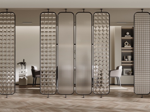 Modern screen partition glass partition