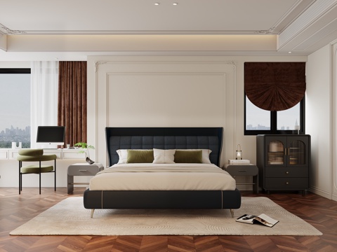 French Modern Bedroom