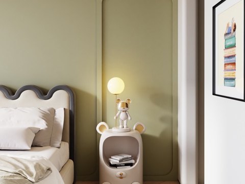 Modern kids Bedroom Bedside Cabinet