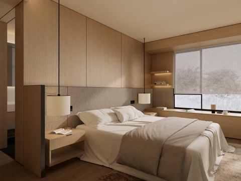 Modern Minimalist Vintage Villa Master Bedroom Luxury Master Bedroom Bedroom