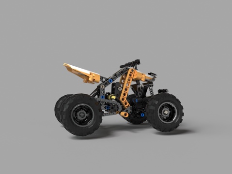 Modern toy car four-wheel drive