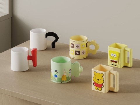 Modern cartoon water cup