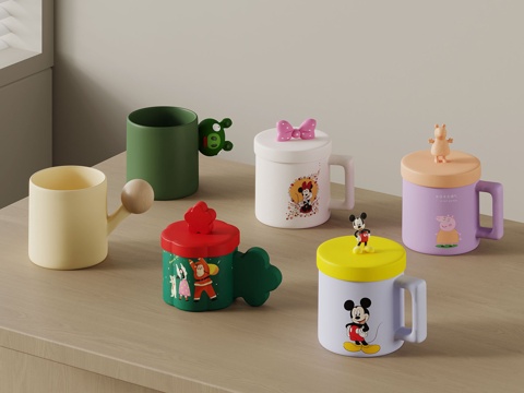 Modern cartoon water cup