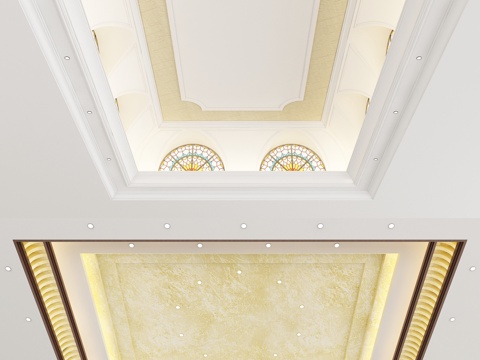 European-style ceiling