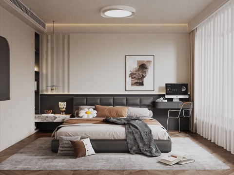 Modern Italian Style Bedroom