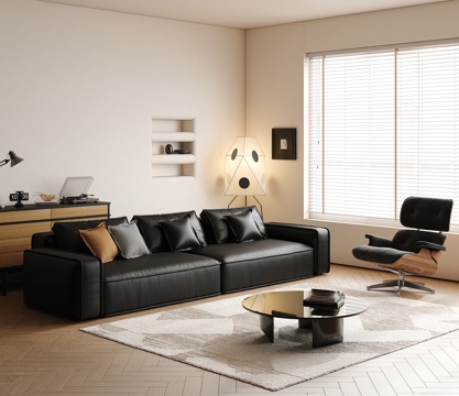 Modern Simple Couch poliform Sofa Module Sofa In-line Sofa