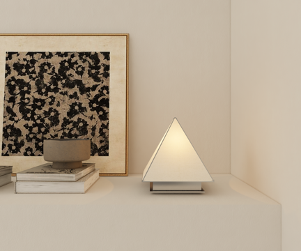 modern table lamp triangular table lamp