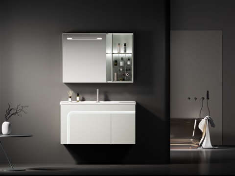 Modern Bathroom Cabinet Simple Bathroom Cabinet Washstand Bathroom Nordic Bathroom