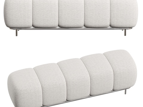 Modern Cream Style Sofa Stool