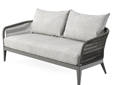 New Chinese-style Hamilton double leisure sofa