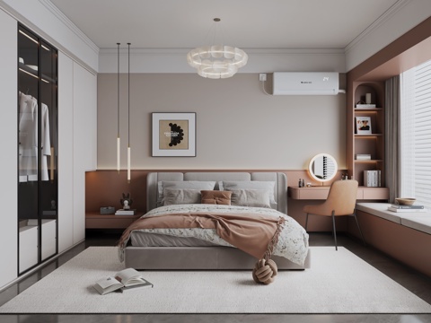 Modern Cream Style Bedroom