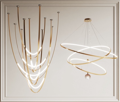 Modern chandelier