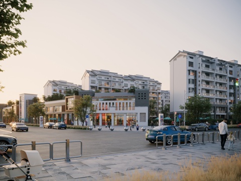 New Chinese-style Residential Commercial Street