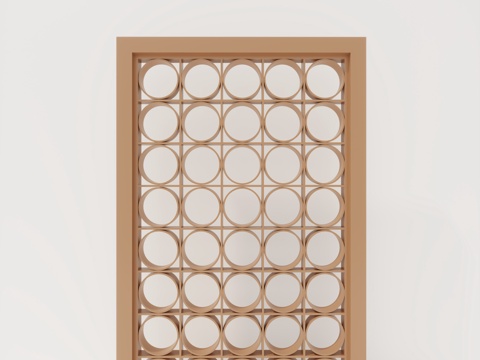 Decorative rack solid wood shelf partition screen