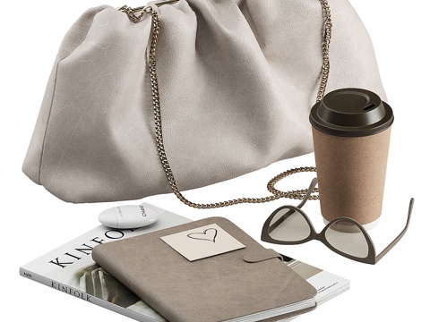 Handbag Books Glasses Coffee