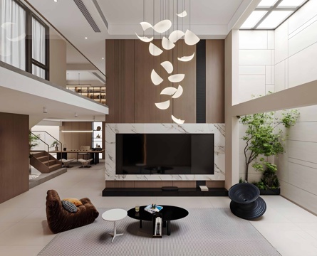 Modern villa living room pick empty villa living room basement villa living room sofa coffee table combination