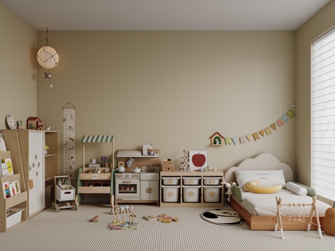 kids Bedroom kids Bed Children's Toys Children's Bookshelf Locker