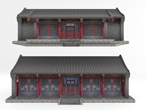 Chinese-style building, ancient house, ancient building