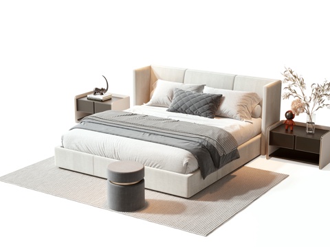 Minotti Modern Modern Double Bed