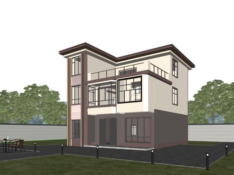 Villa Single-family Villa Self-built Private House Foreign House Villa Bungalow Residential Village