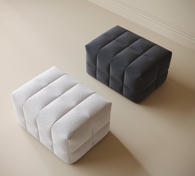 Modern fabric sofa stool