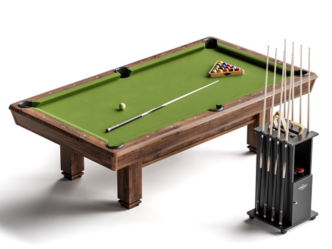 Pool table pool cue