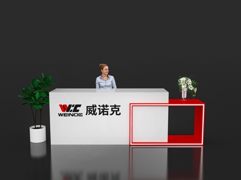 Modern Reception Desk Exhibition Display Booth Reception Desk Reception Desk Bar Counter Table