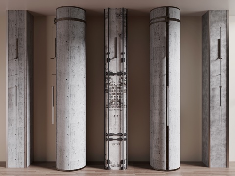 Industrial wind cement column