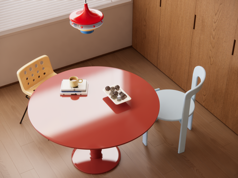 Modern Bauhaus Dining Table and Chair Combination