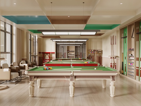 Modern Billiard Room