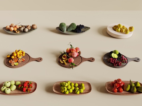 Modern fruit plate