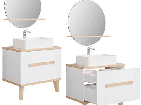 Modern Nordic Bathroom Cabinet