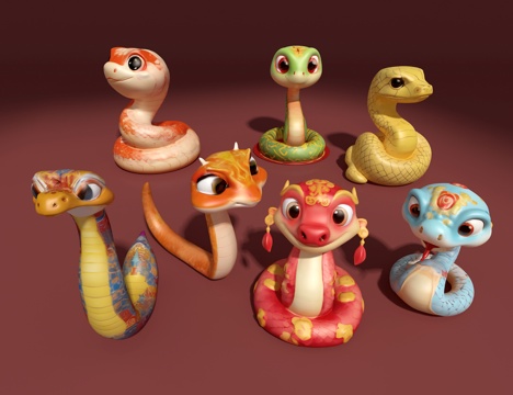 Cartoon snake