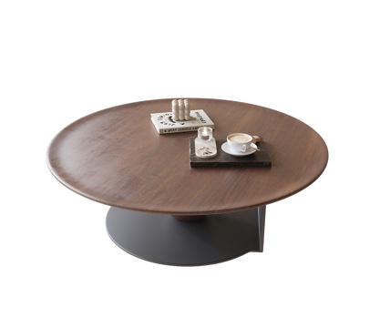 Modern round coffee table